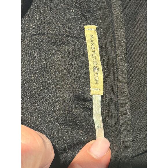 Max Studio Womens Dress XS Black Ruched Backless Date Night LBD Party Formal VTG - Picture 5 of 5